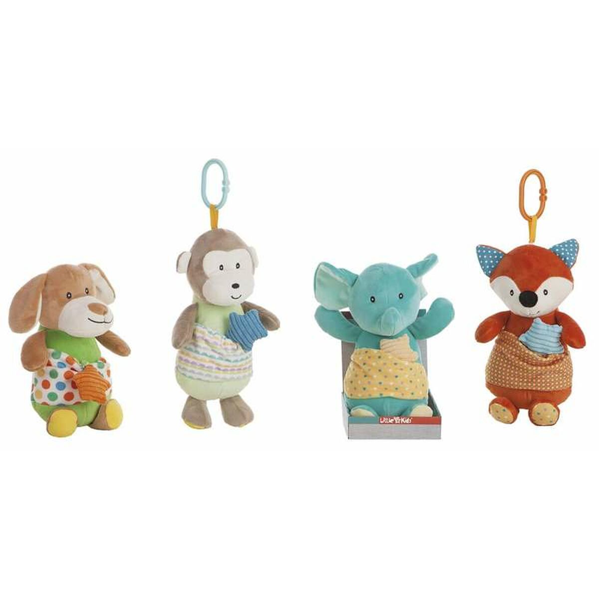 Luna bamse Vibran - 30 cm, sæt med 5 dele