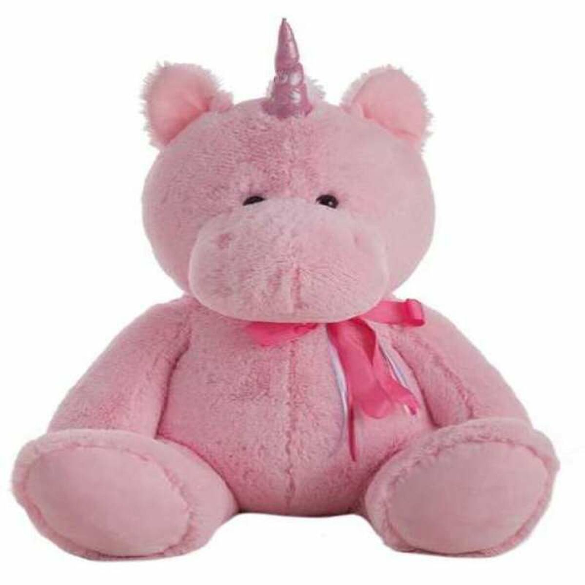 Bamse Party Enhjørning Pink 75 cm billede