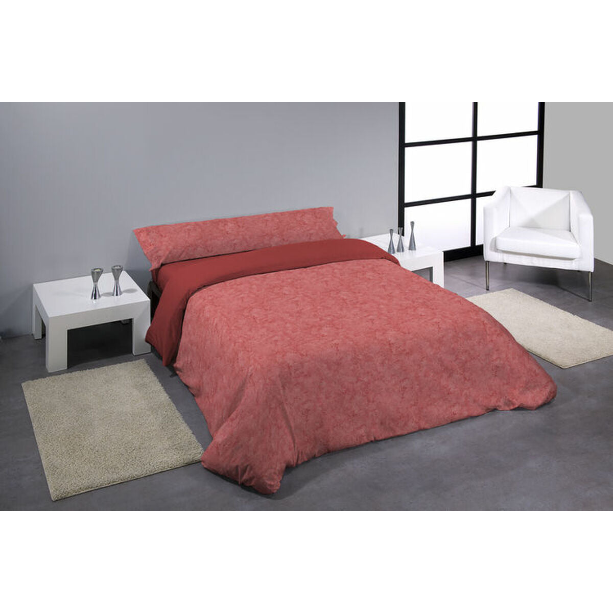 Dynebetræk sæt Hosteline CALIMA Pink Seng 90 3 Dele billede