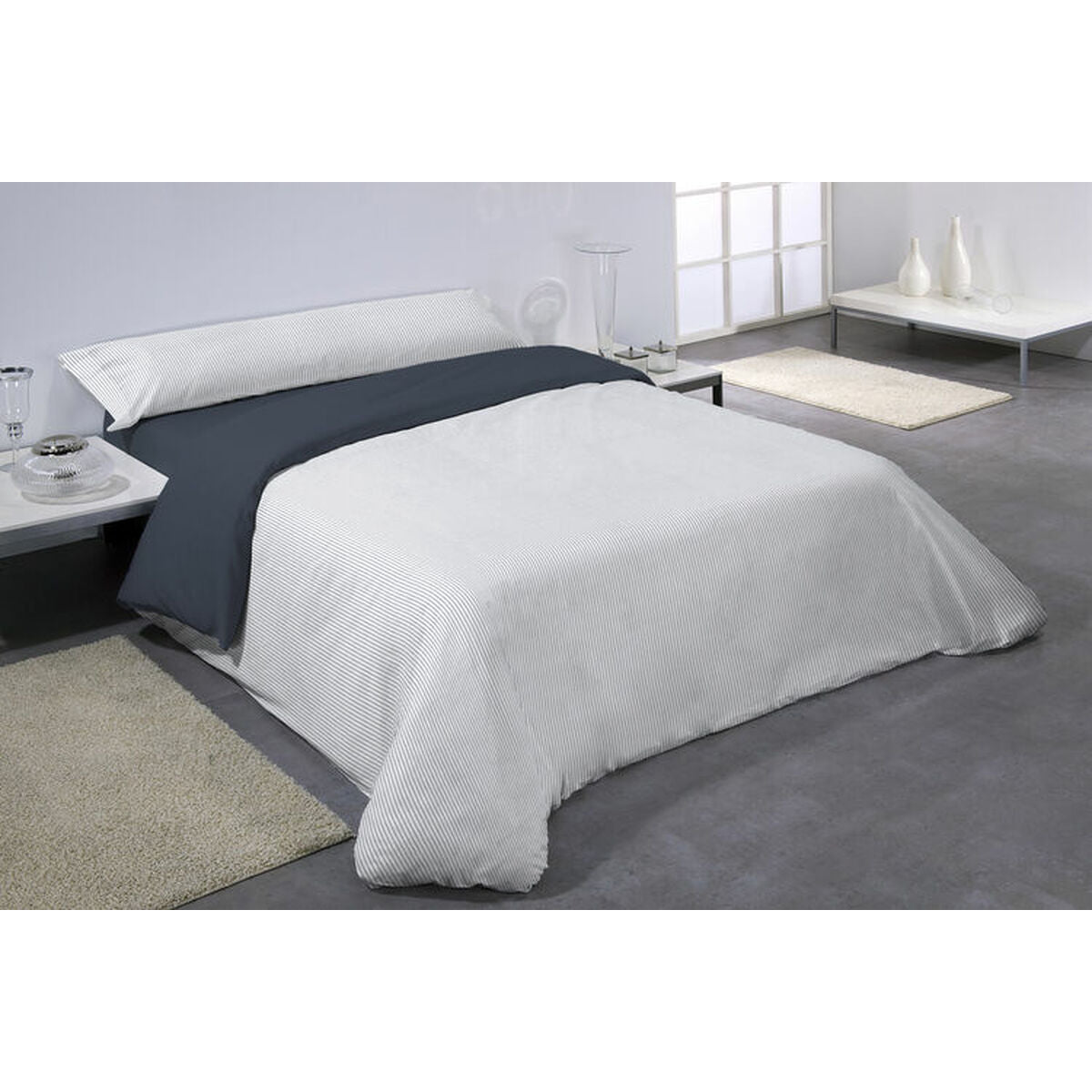 Dynebetræk sæt Hosteline TENERIFE Blå 3 Dele billede