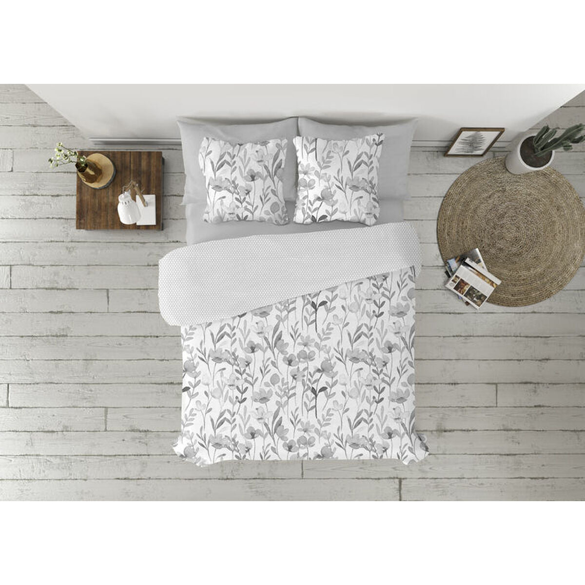 Dynebetræk sæt Pierre Cardin FANY Grå Seng 105 2 Dele billede