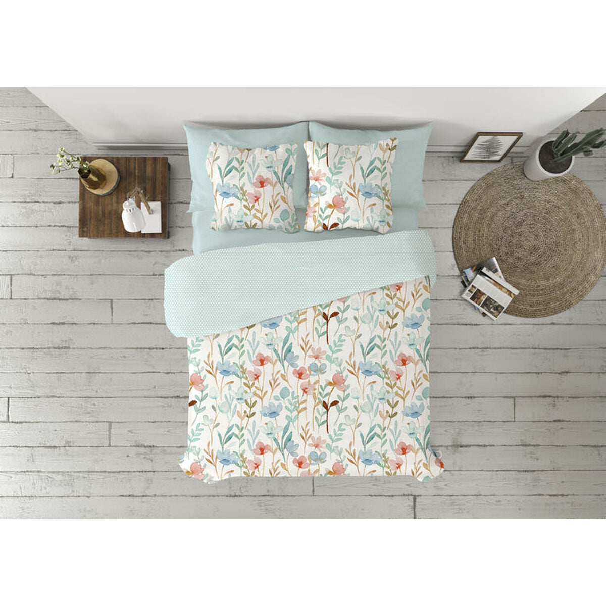 Dynebetræk sæt Pierre Cardin FANY Akvamarin Seng 135 2 Dele billede