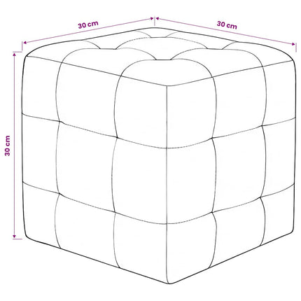 kubeformede taburetter sort