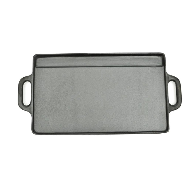 grillplade 50x23 cm vendbar støbejern