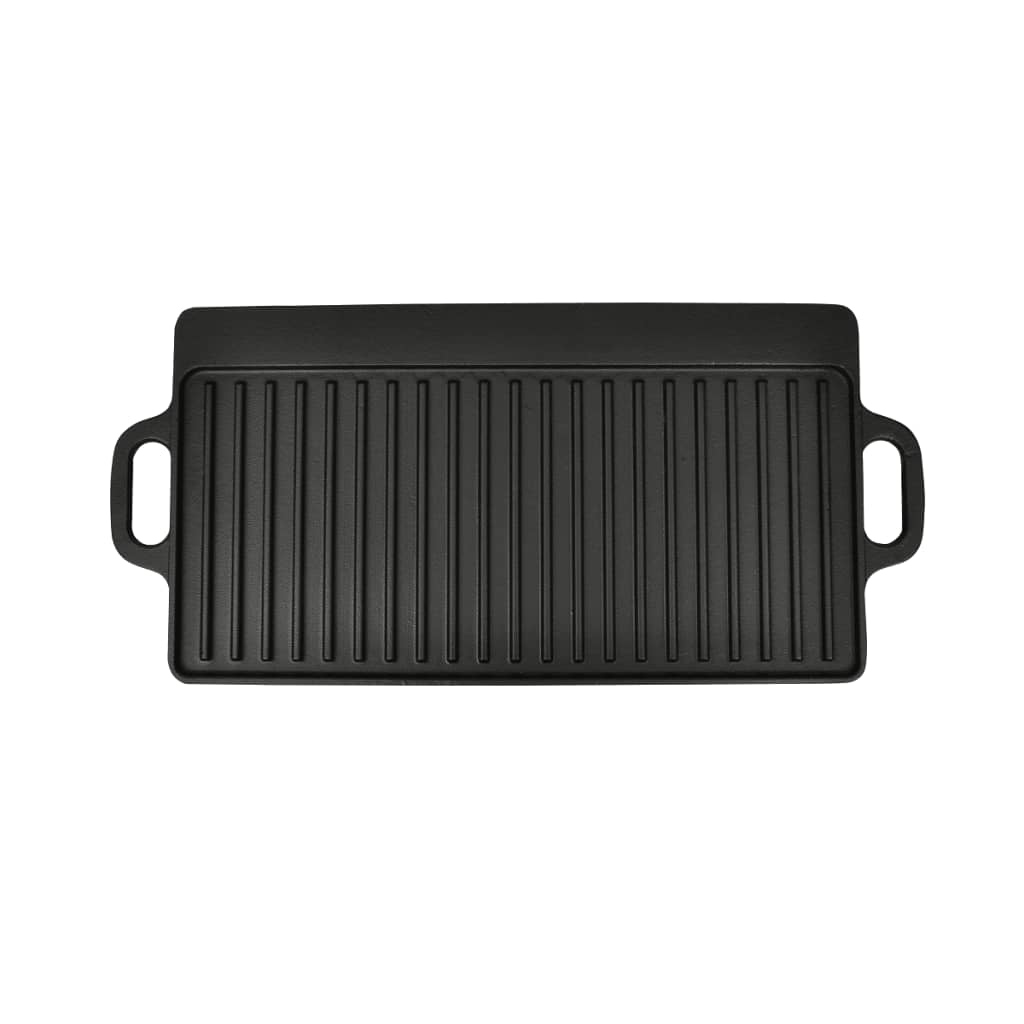 grillplade 50x23 cm vendbar støbejern
