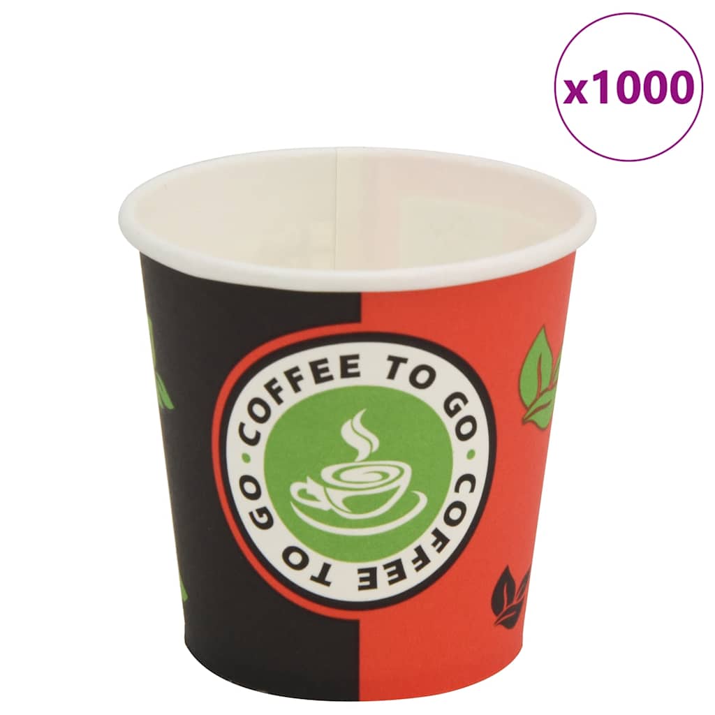 engangskaffekrus 1000 stk. papir 120 ml (4 oz) billede