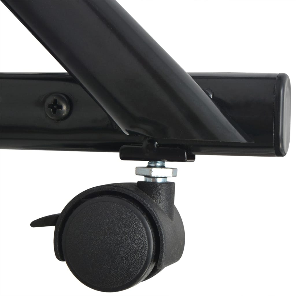 magasinhylde 40 x 32 x 131 cm sort A4