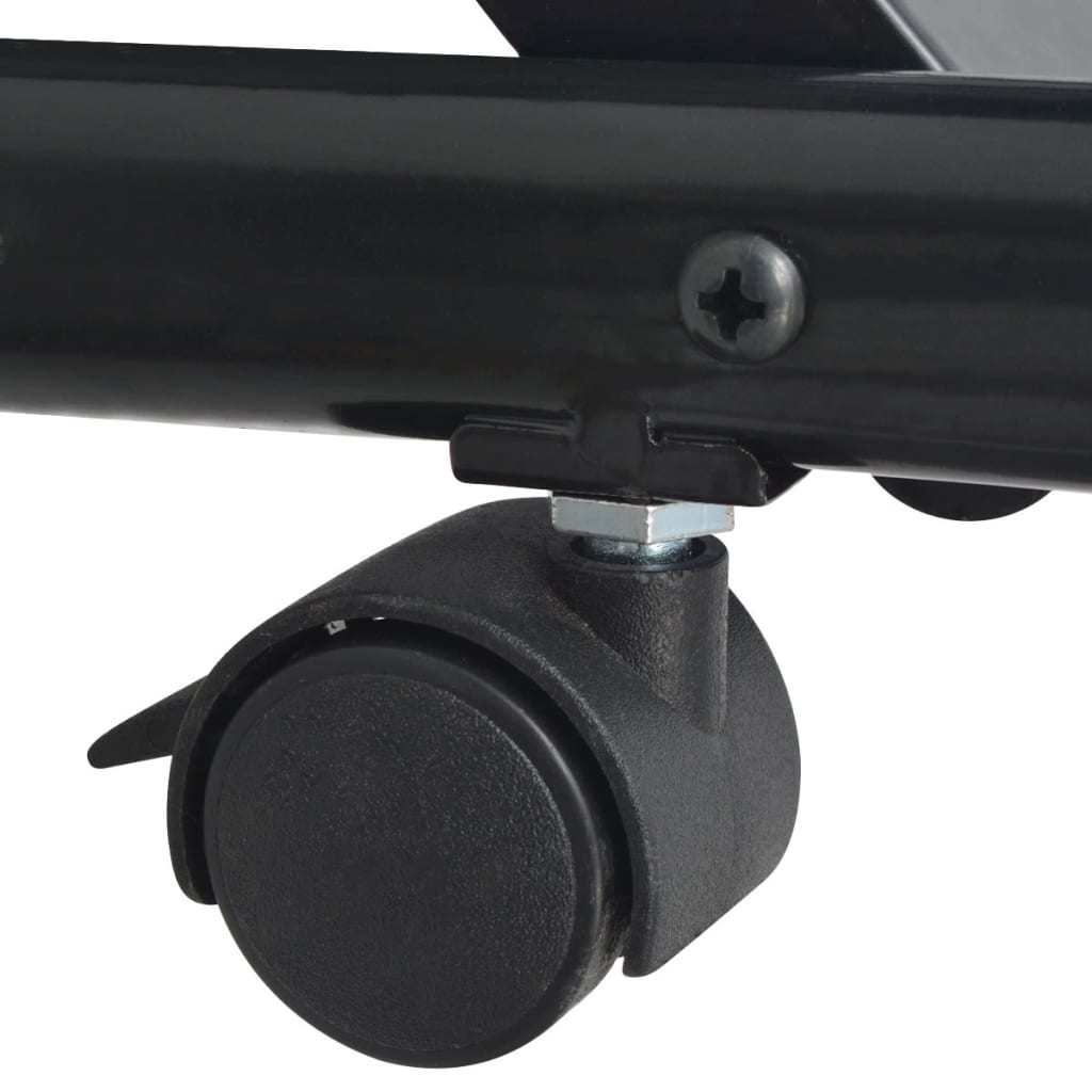 magasinholder 47x40x134 cm sort og hvid A4