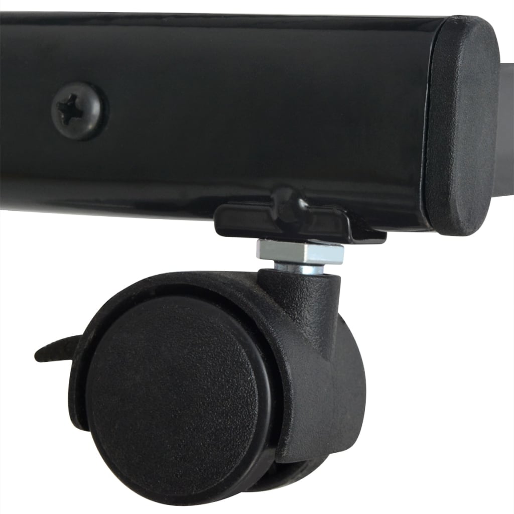 magasinholder 47,5 x 43 x 133 cm sort A4