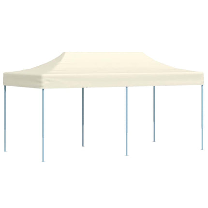 foldbart pavillontelt pop-up 3 x 6 m cremehvid