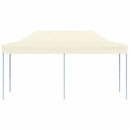 foldbart pavillontelt pop-up 3 x 6 m cremehvid