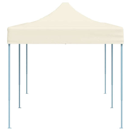 foldbart pavillontelt pop-up 3 x 6 m cremehvid