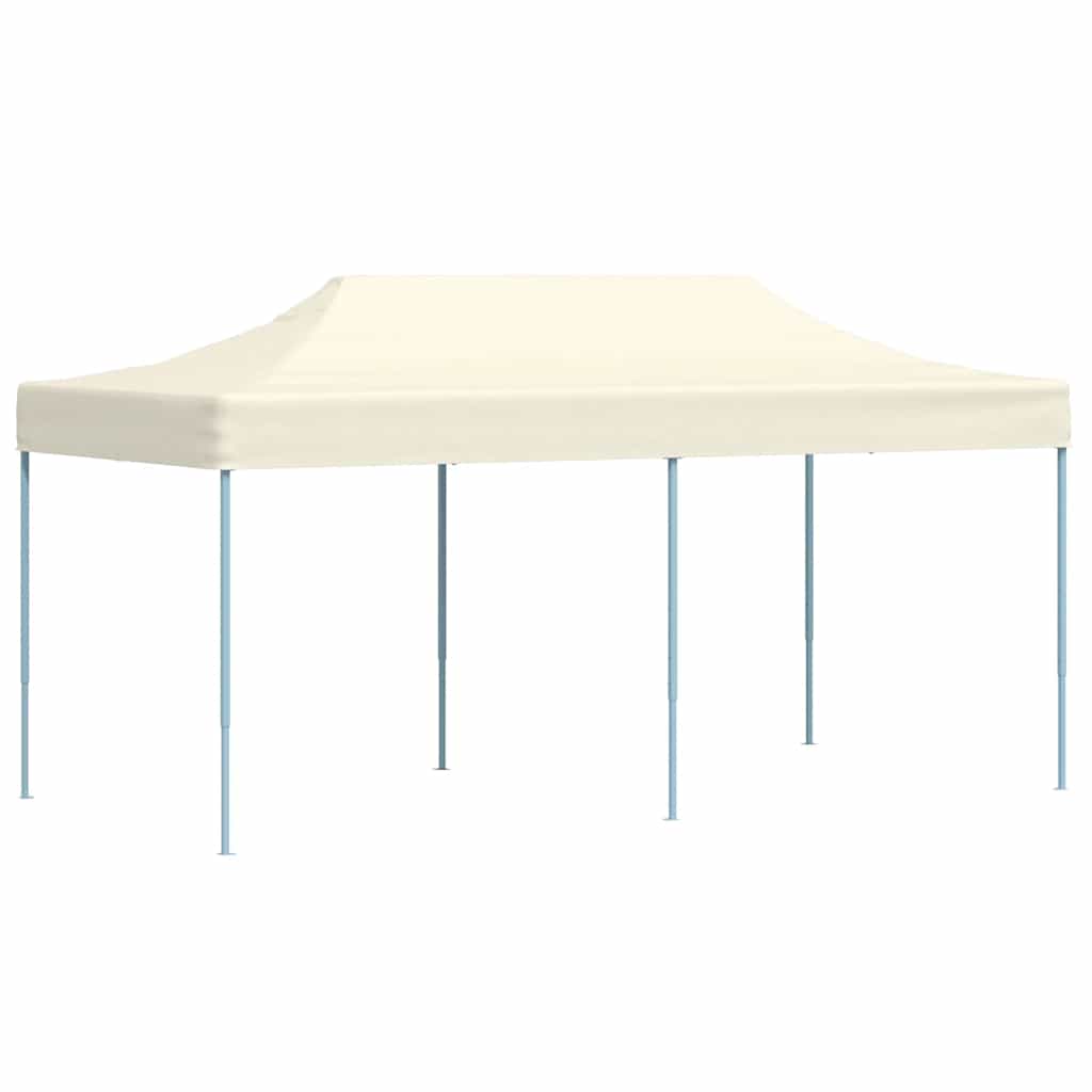 foldbart pavillontelt pop-up 3 x 6 m cremehvid