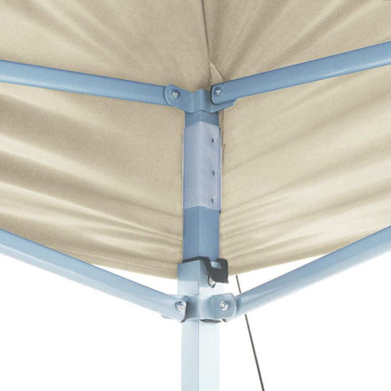 foldbart pavillontelt pop-up 3 x 6 m cremehvid