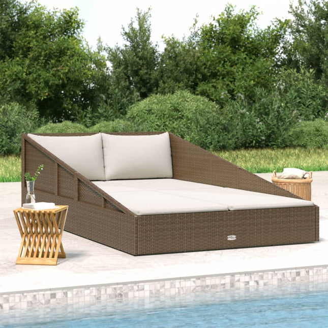 solseng 110x200 cm polyrattan brun