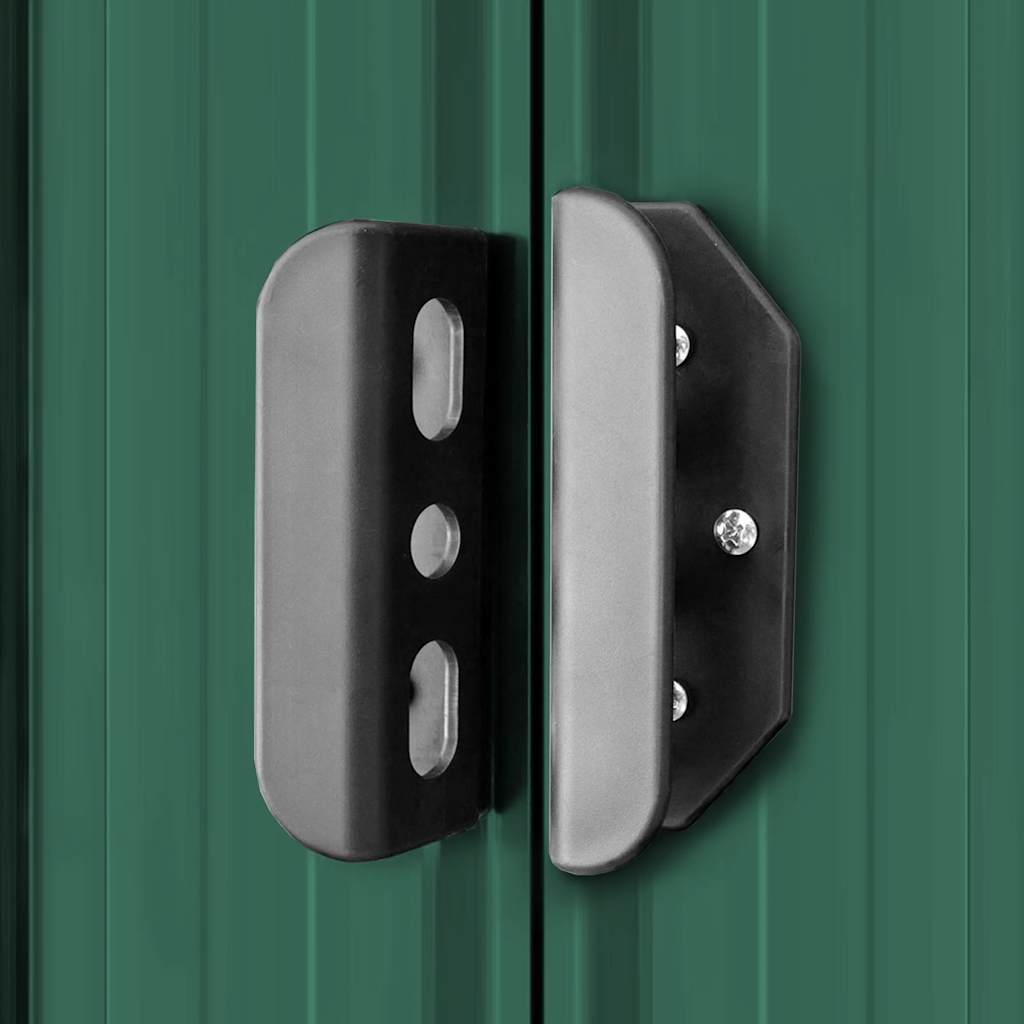 haveskur metal grøn