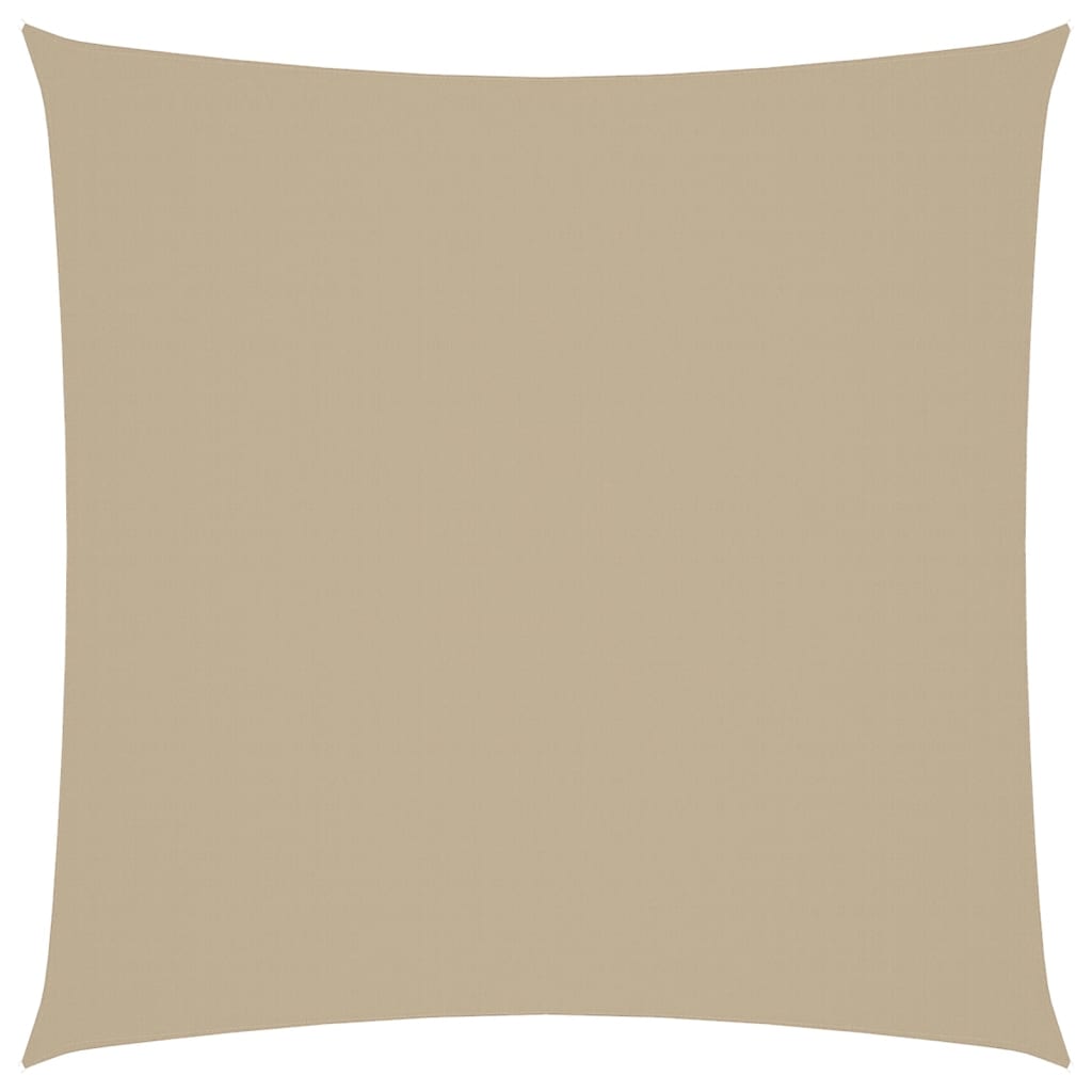 solsejl oxford-stof firkantet 2 x 2 m beige