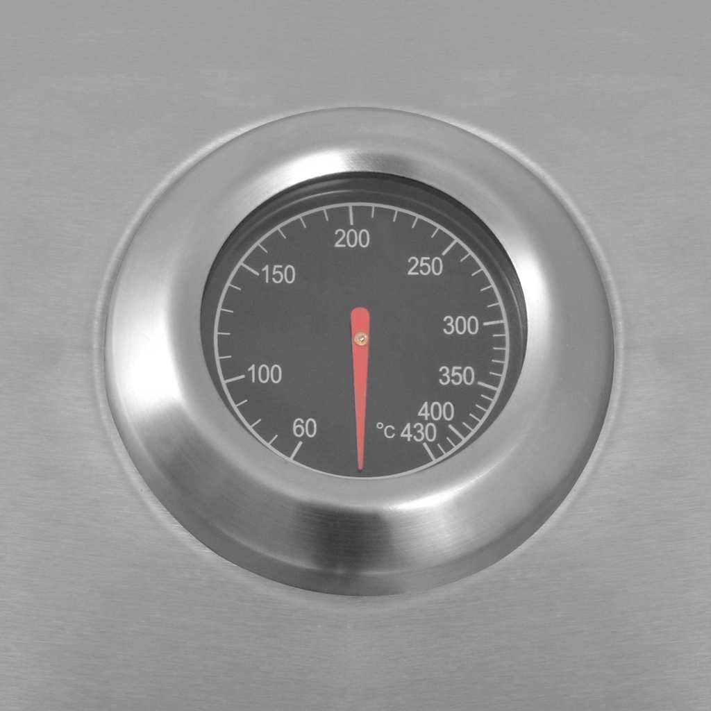 Gasgrill Sølv Rustfrit stål