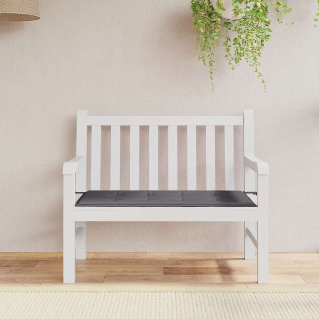 hynde til havebænk 100x50x4 cm oxfordstof antracitgrå