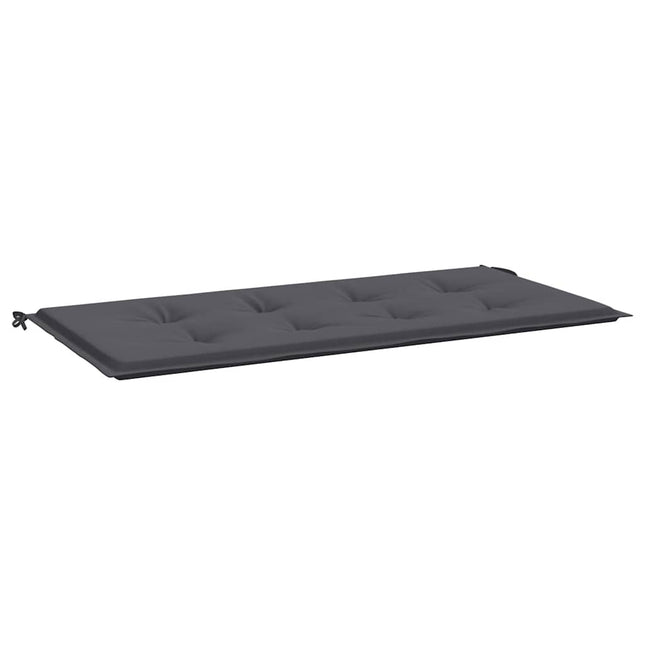 hynde til havebænk 120x50x3 cm oxfordstof antracitgrå