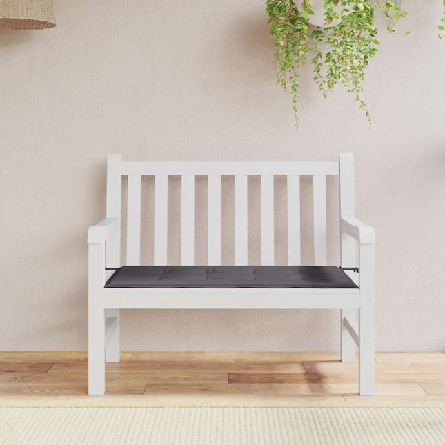 hynde til havebænk 120x50x3 cm oxfordstof antracitgrå