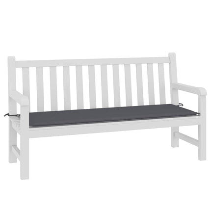 hynde til havebænk 150x50x3 cm oxfordstof antracitgrå
