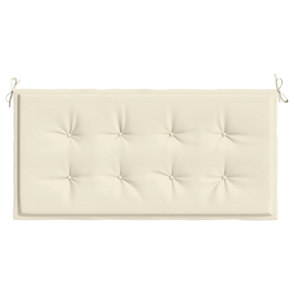 hynde til havebænk 120x50x3 cm oxfordstof cremefarvet