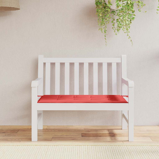 hynde til havebænk 120x50x4 cm oxfordstof rød