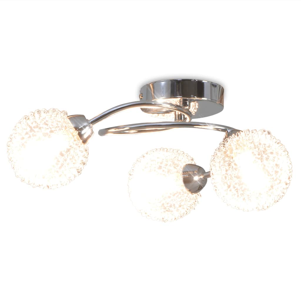 loftslampe med 3 LED-pærer G9 120 W