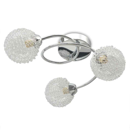 loftslampe med 3 LED-pærer G9 120 W