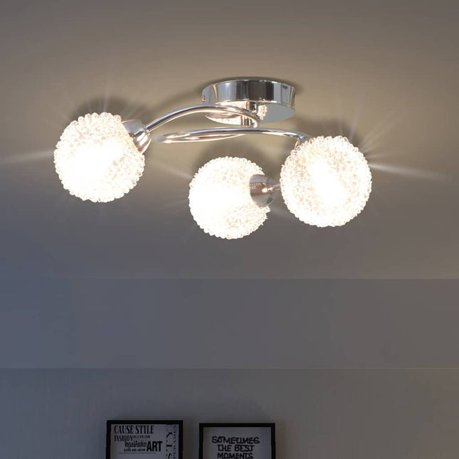 loftslampe med 3 LED-pærer G9 120 W
