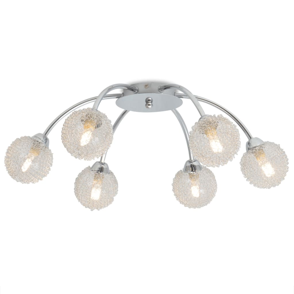 loftslampe med 6 LED-pærer G9 240 W
