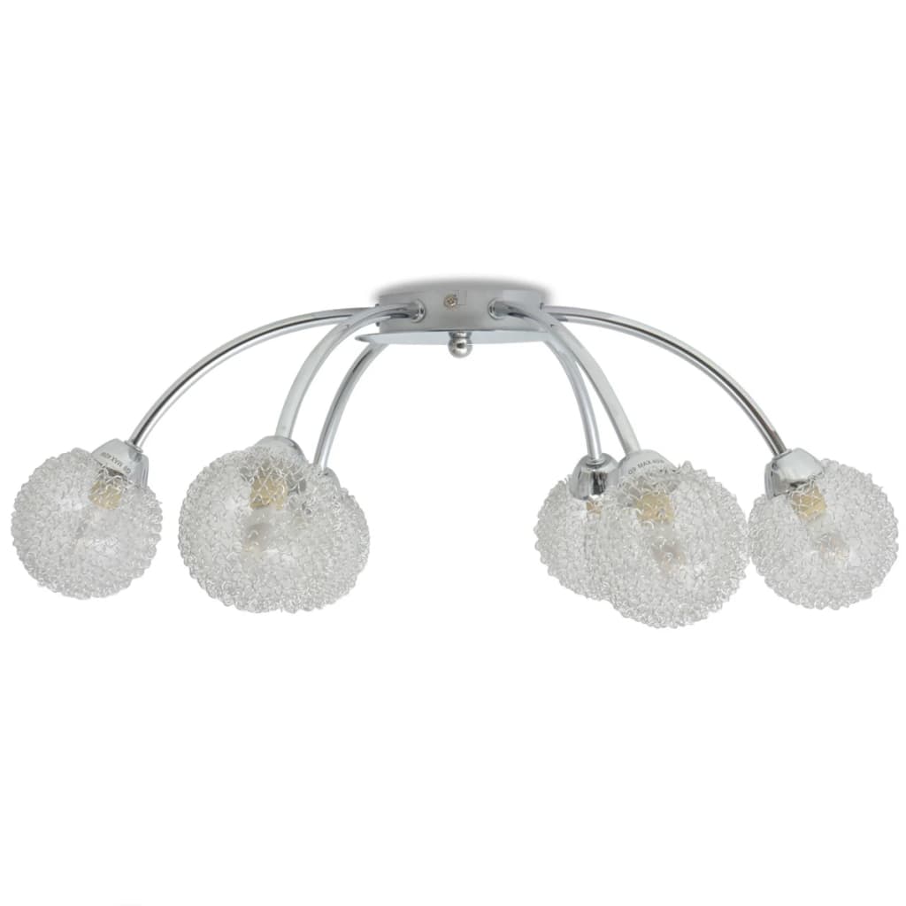 loftslampe med 6 LED-pærer G9 240 W