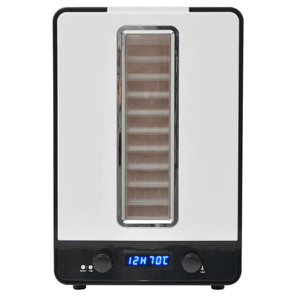 fødevaredehydrator med 10 bakker 550 W hvid