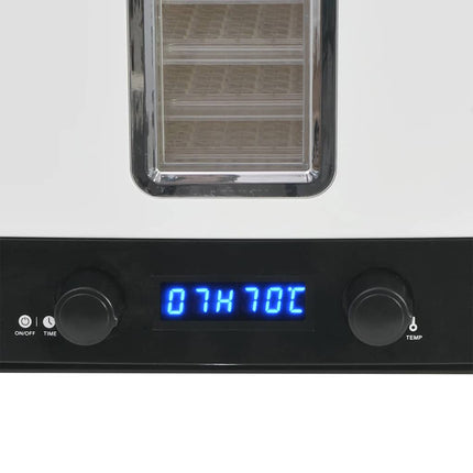 fødevaredehydrator med 10 bakker 550 W hvid
