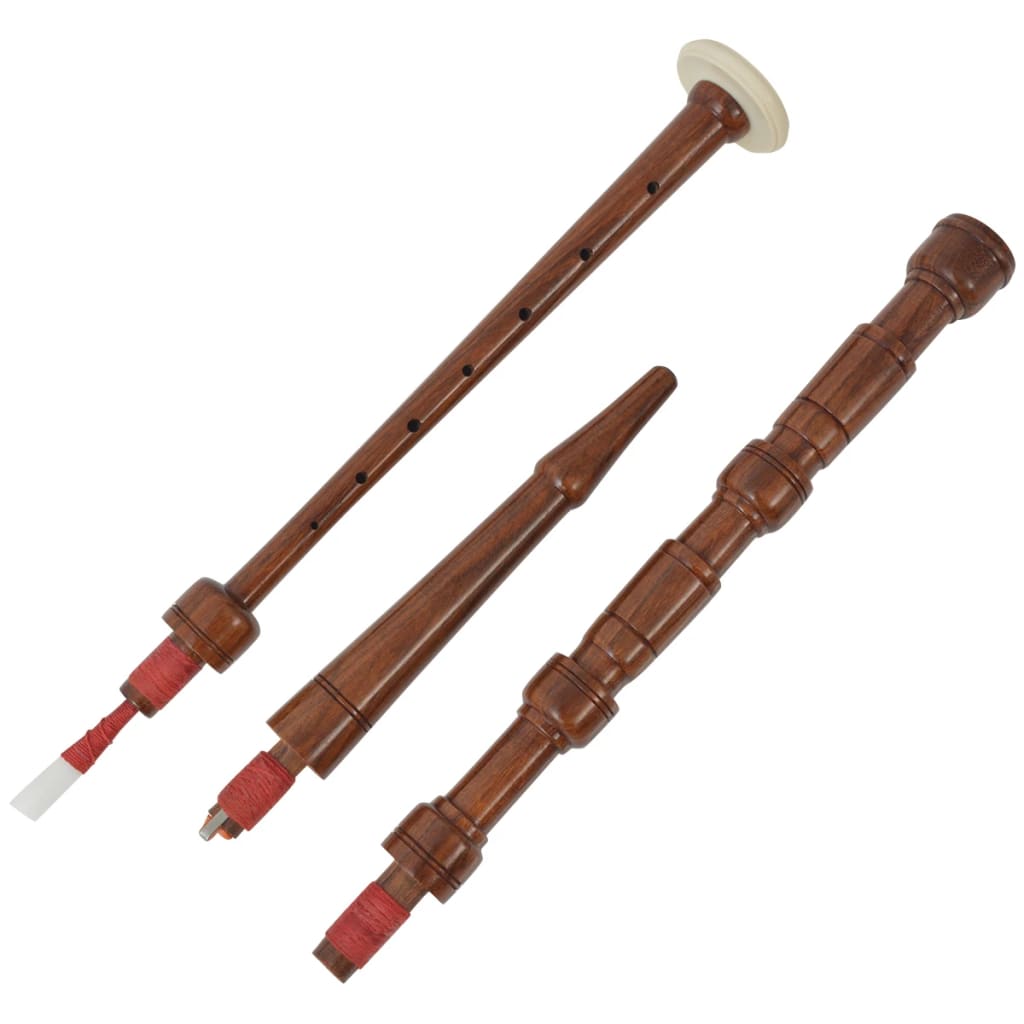 Scottish Great Highland sækkepibe til børn rød tartan