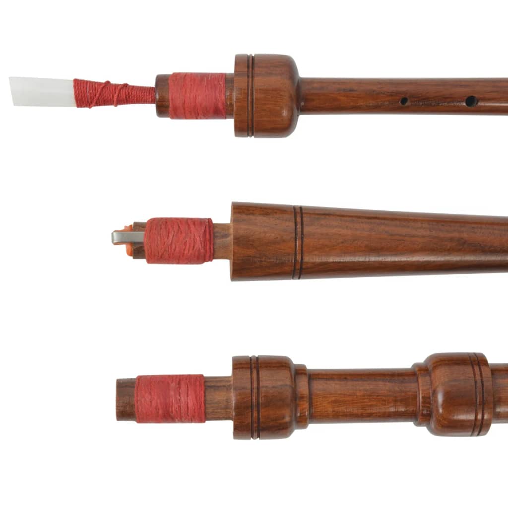 Scottish Great Highland sækkepibe til børn grøn og sort tartan