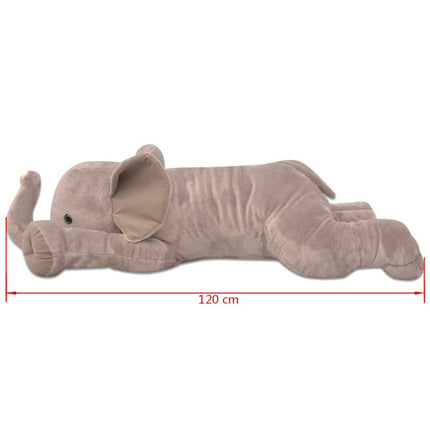 plysdyr elefant XXL 120 cm