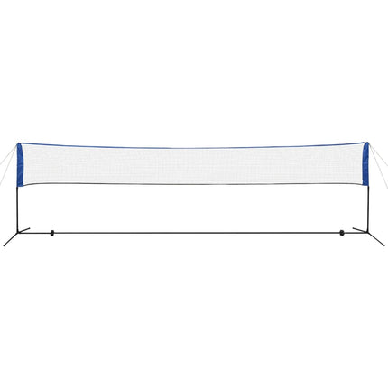 badmintonnet med fjerbolde 600 x 155 cm