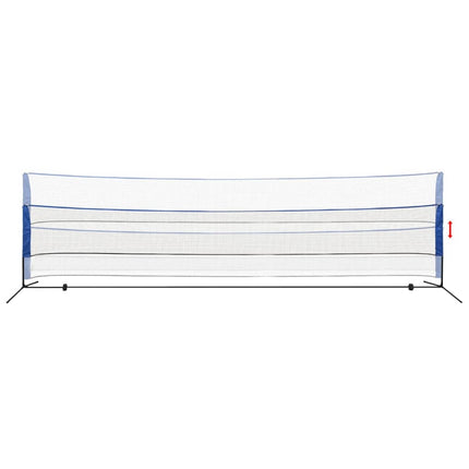 badmintonnet med fjerbolde 600 x 155 cm