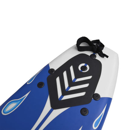 surfbræt blå 170 cm