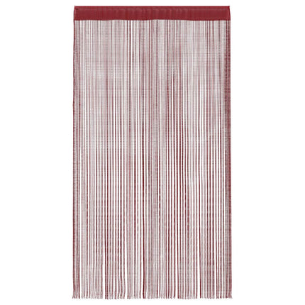 trådgardiner 2 stk. 140 x 250 cm bordeauxfarvet