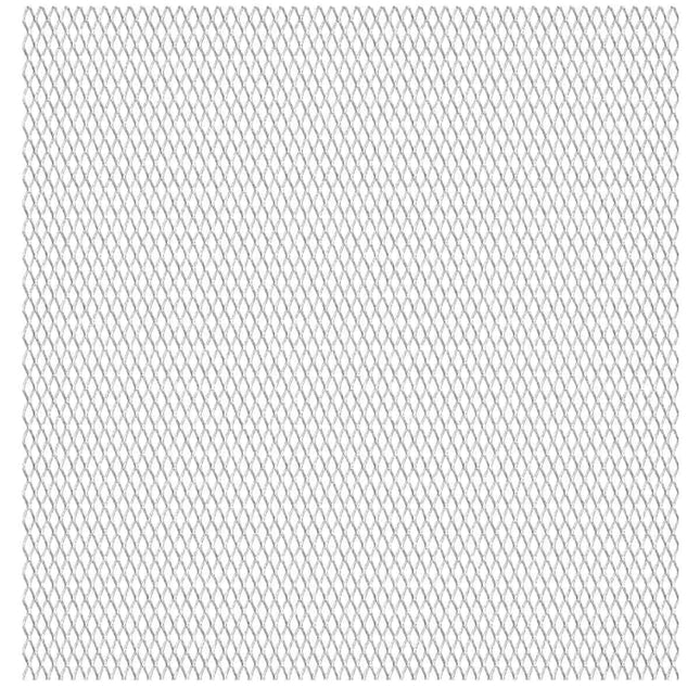trådnetspanel rustfrit stål 50 x 50 cm 45 x 20 x 4 mm