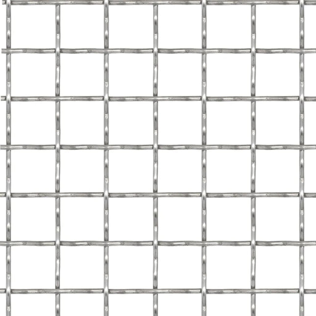 rillet trådnetspanel rustfrit stål 50x50 cm 11x11x2 mm