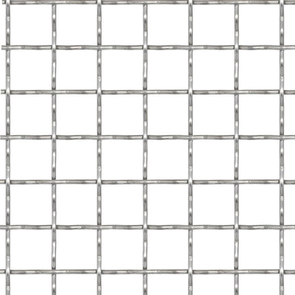 rillet trådnetspanel rustfrit stål 100 x 85 cm 11 x 11 x 2 mm