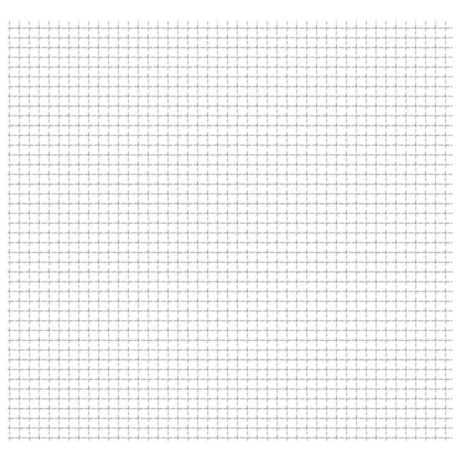 rillet trådnetspanel rustfrit stål 50 x 50 cm 21 x 21 x 2,5 mm