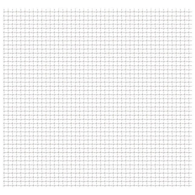 rillet trådnetspanel rustfrit stål 100 x 85 cm 21 x 21 x 2,5 mm