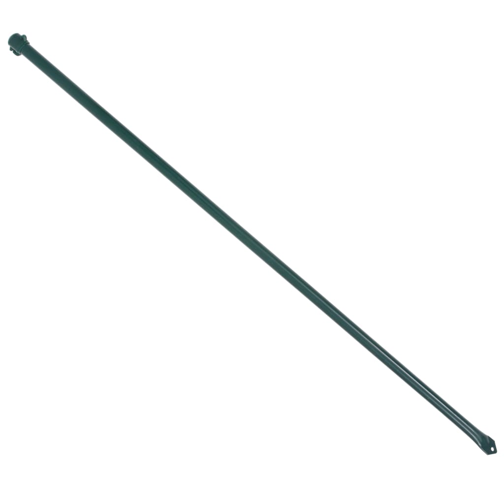 plantestænger 10 stk. 1 m metal grøn