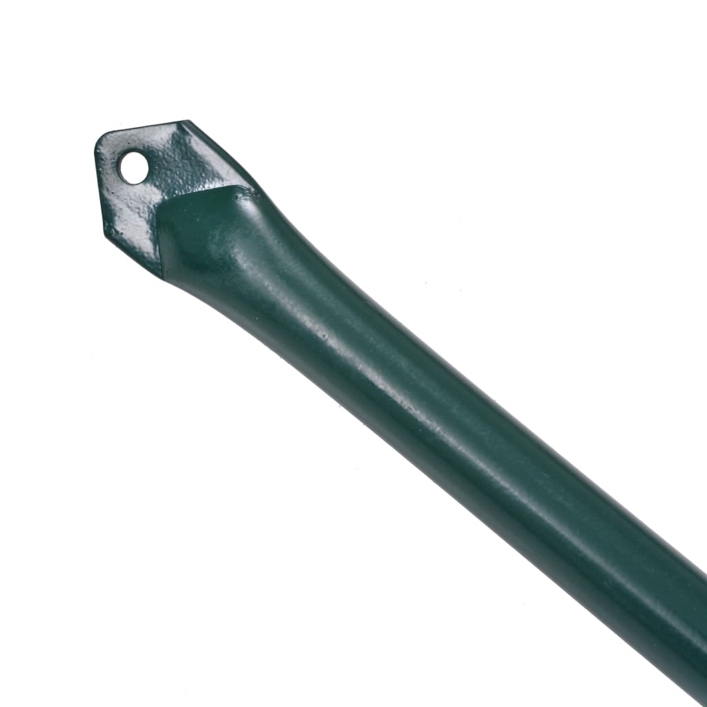 plantestænger 10 stk. 1 m metal grøn