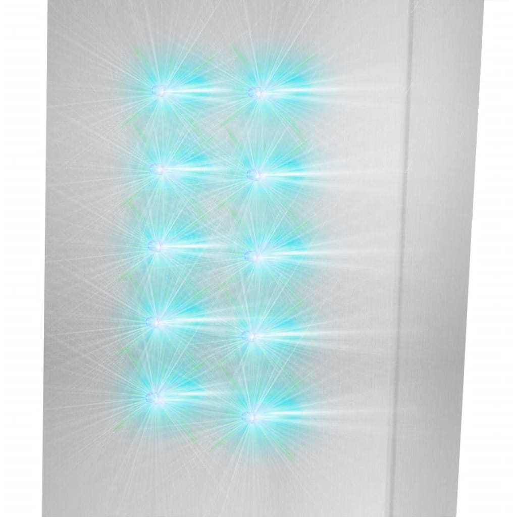 brusepanel rustfrit stål buet